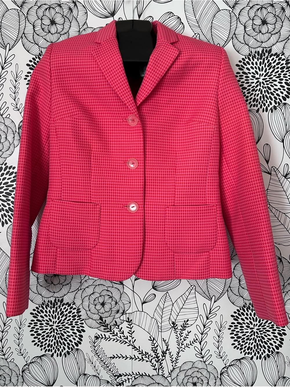 Valerie Stevens Hot Pink and Red Women’s Blazer